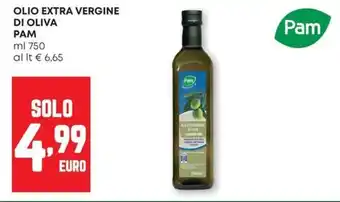 Pam Olio extra vergine di oliva PAM offerta