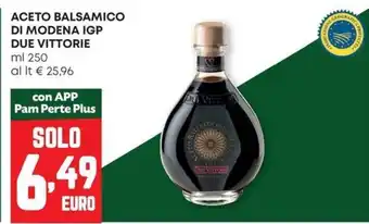 Pam Aceto balsamico di modena igp DUE VITTORIE offerta