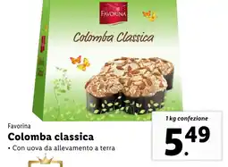 Lidl Favorina Colomba classica offerta