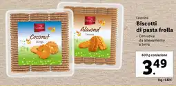 Lidl Favorina Biscotti di pasta frolla offerta