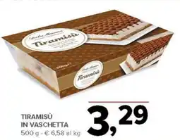 Todis Tiramisù in vaschetta offerta