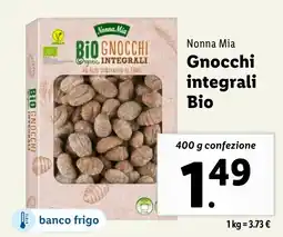 Lidl Nonna Mia Gnocchi integrali Bio offerta