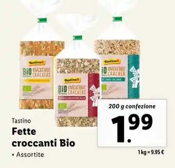 Lidl Tastino Fette croccanti Bio offerta