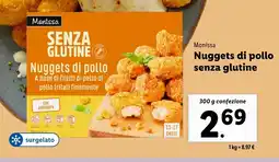 Lidl Monissa Nuggets di pollo senza glutine offerta