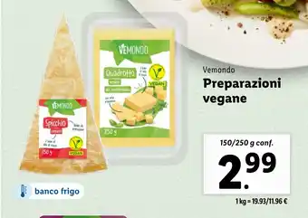 Lidl Vemondo Preparazioni vegane offerta