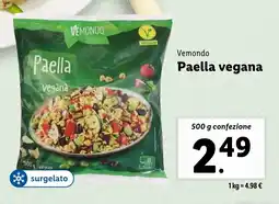 Lidl Vemondo Paella vegana offerta