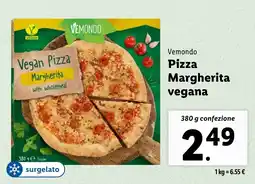 Lidl Vemondo Pizza Margherita vegana offerta