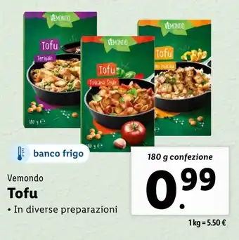 Lidl Vemondo Tofu offerta