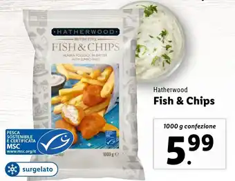 Lidl Hatherwood Fish & Chips offerta