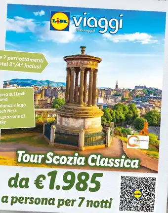 Lidl Tour Scozia Classica offerta