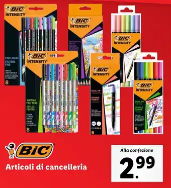 Lidl BIC Articoli di cancelleria offerta