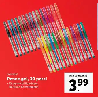 Lidl crelando Penne gel, 30 pezzi offerta