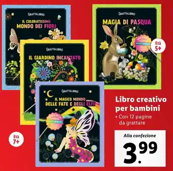 Lidl Libro creativo per bambini offerta