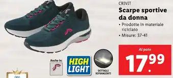 Lidl CRIVIT Scarpe sportive da donna offerta