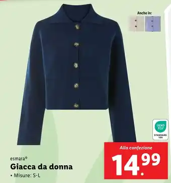 Lidl esmara Giacca da donna offerta