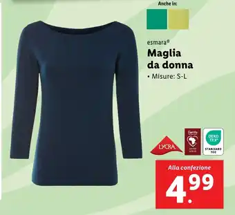 Lidl esmara Maglia da donna offerta