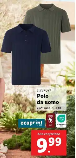 Lidl LIVERGY Polo da uomo offerta