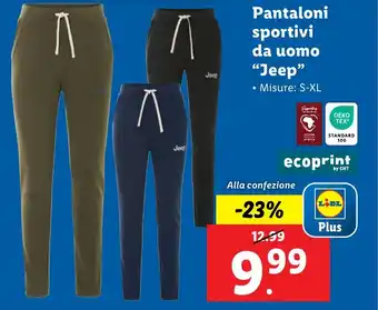 Lidl Pantaloni sportivi da uomo "Jeep" offerta