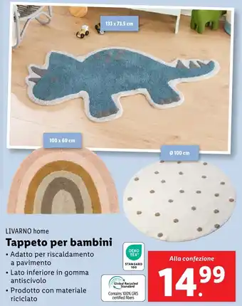 Lidl LIVARNO home Tappeto per bambini offerta