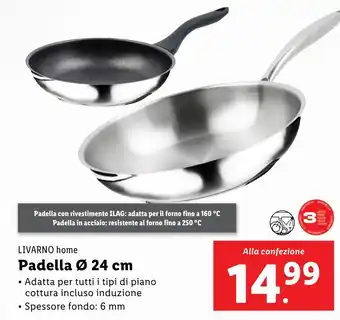 Lidl LIVARNO home Padella Ø 24 cm offerta