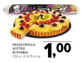 Todis Pasta frolla rotonda offerta