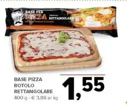 Todis Base pizza rotolo rettangolare offerta