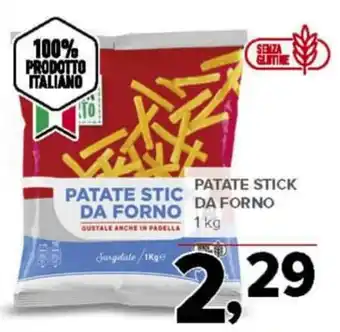 Todis Patate stick da forno offerta