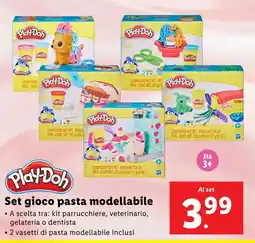 Lidl Play-Doh Set gioco pasta modellabile offerta