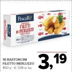 Todis 18 bastoncini filetto merluzzo offerta