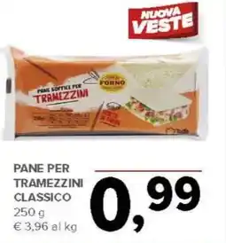 Todis Pane per tramezzini classico offerta