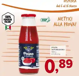 Todis Polpa di pomodoro offerta