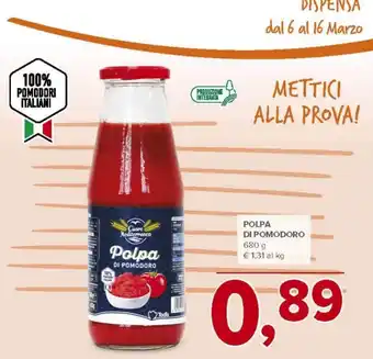 Todis Polpa di pomodoro offerta