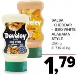 Todis Salsa - cheddar - bbq white alabama style offerta