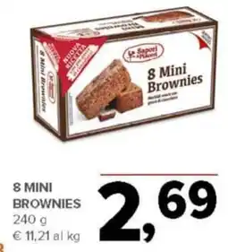 Todis 8 mini brownies offerta