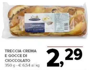 Todis Treccia crema e gocce di cioccolato offerta