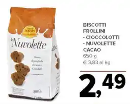 Todis Biscotti frollini - cioccolotti - nuvolette cacao offerta