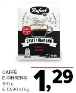 Todis Caffè e ginseng offerta