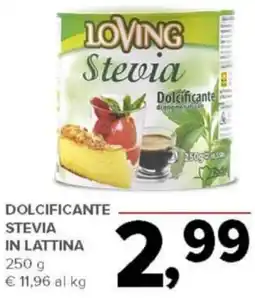 Todis Dolcificante stevia in lattina offerta