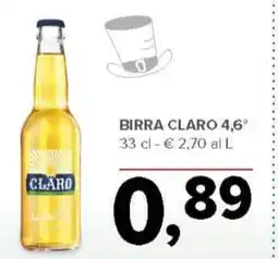 Todis Birra claro 4,6 offerta