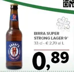 Todis Birra super strong lager 9° offerta