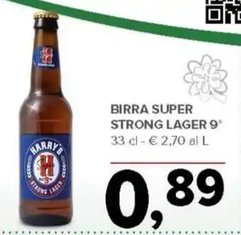 Todis Birra super strong lager 9° offerta