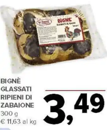 Todis Bignè glassati ripieni di zabaione offerta