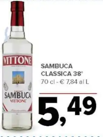 Todis Sambuca classica 38° offerta