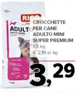 Todis Crocchette per cane adulto mini super premium offerta