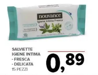 Todis Salviette igiene intima - fresca - delicata 15 pezzi offerta