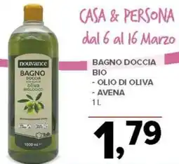 Todis Bagno doccia bio - olio di oliva - avena offerta