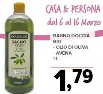 Todis Bagno doccia bio - olio di oliva - avena offerta