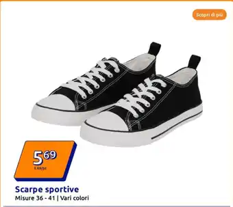 Action Scarpe sportive misure 36-41 | vari colori offerta