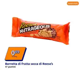 Action Scopri di più barretta di frutta secca di reese's 47 grammi offerta