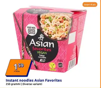 Action Instant noodles asian favorites offerta